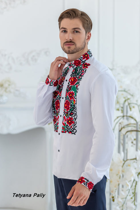 Vyshyvanka Timur ( Red embroidery )