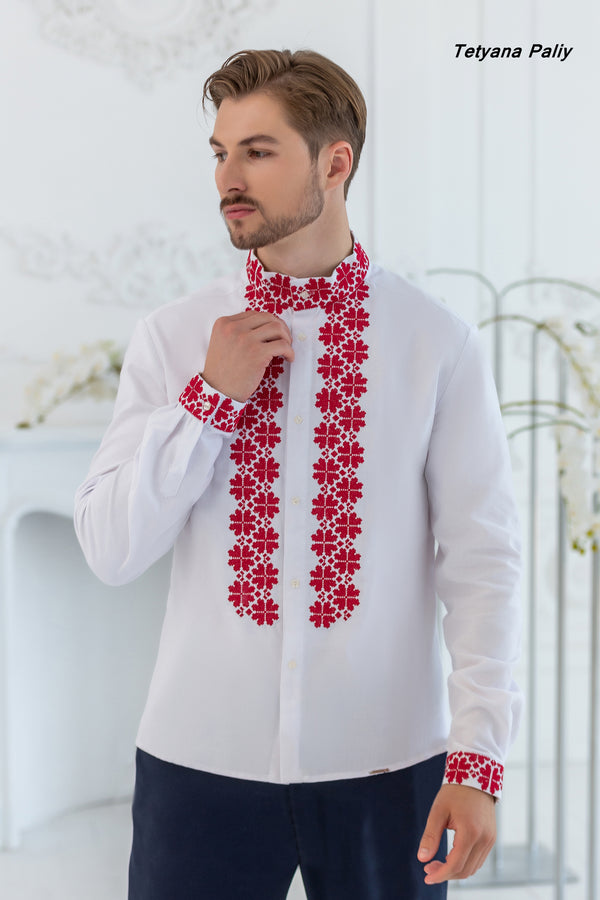 Vyshyvanka Lubomir (red embroidery )