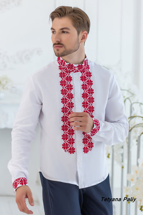 Vyshyvanka Lubomir (red embroidery )