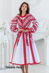 Dress Lyubava midi (red embroidery )