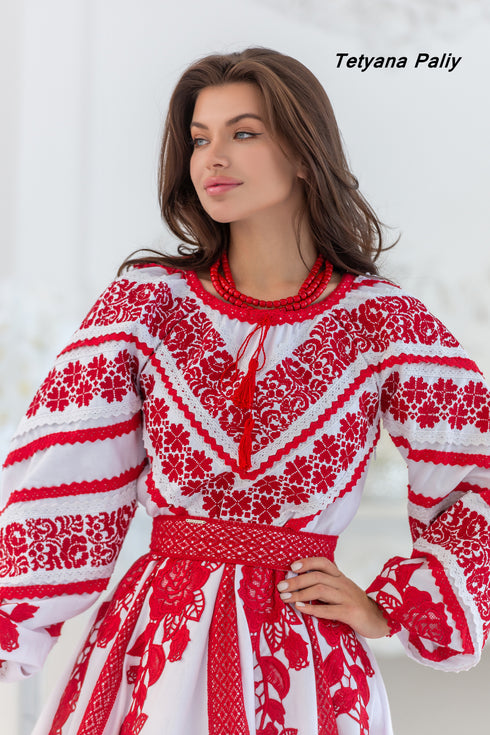 Lyubava dress, midi, men's shirt Lubomyr.