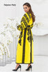 Lyubava midi dress (yellow)