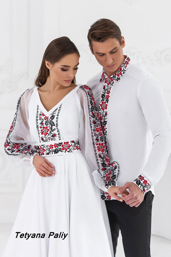 Ivanna's dress and Ivan's shirt