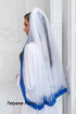 V- 007 Veil ( blue lace )