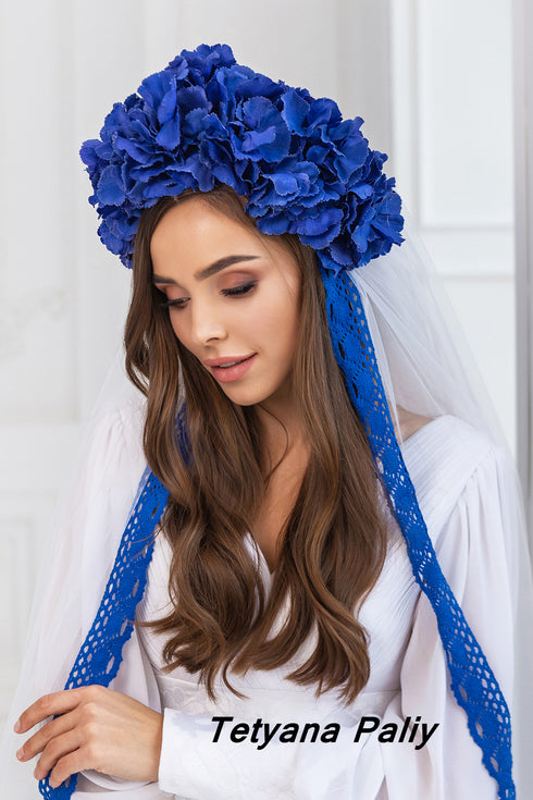 V- 007 Veil ( blue lace )