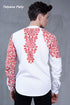 Men's Austin shirt ( red embroidery )