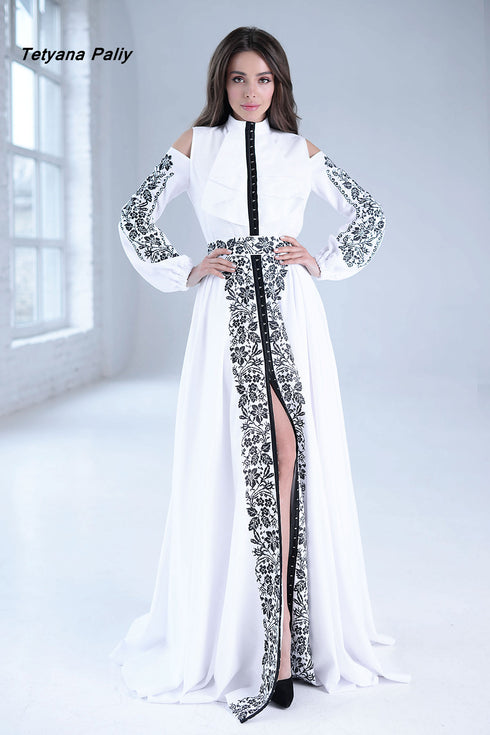 Жіночий комплект Dominika (блуза, пояс, спідниця).