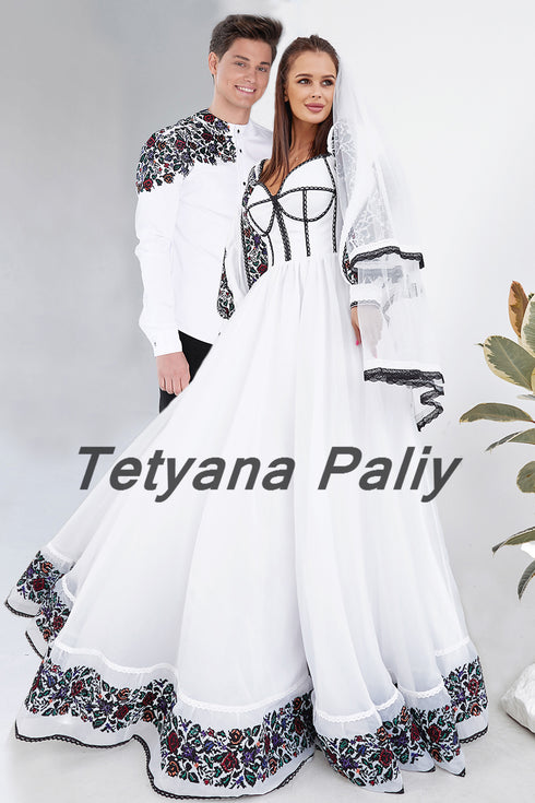 Dress Yanina, men's shirt Dmytro