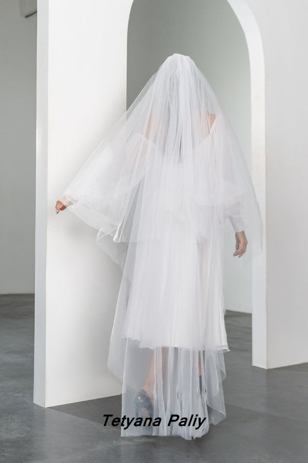 V- 000 Veil ( without lace )