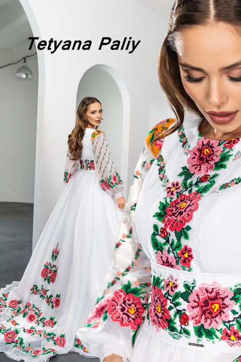 Tina embroidered dress