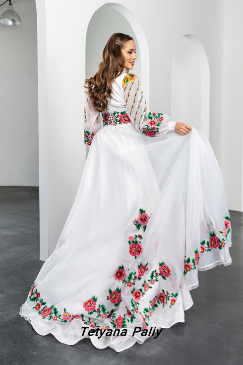 Tina embroidered dress