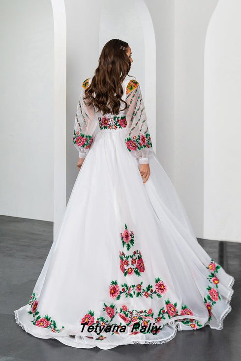 Tina embroidered dress