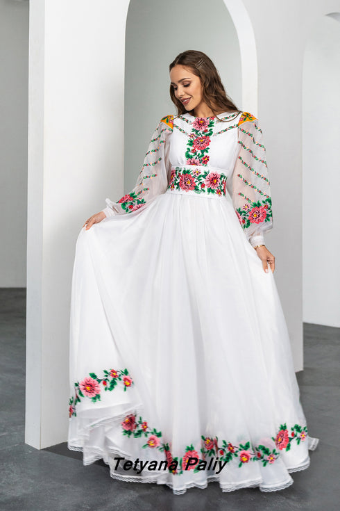 Tina embroidered dress