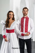 Dress Yana, man's shirt Yakiv (red embroidery)