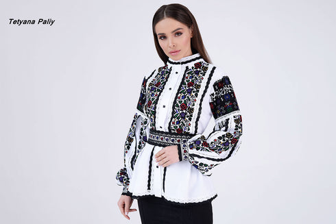 Embroidered Shirt Vesta