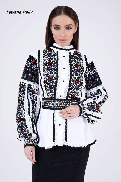 Embroidered Shirt Vesta