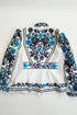 Embroidered shirt Bohemia (blue embroidery)