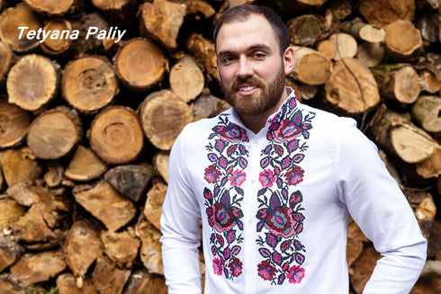 Vyshyvanka Bohdan (violet )