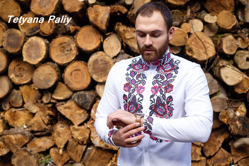 Vyshyvanka Bohdan (violet )