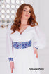 Dress Petunia, shirt Dmytro (blue embroidery)