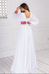 Dress Petunia and Men's shirt Dmytro (red embroidery)